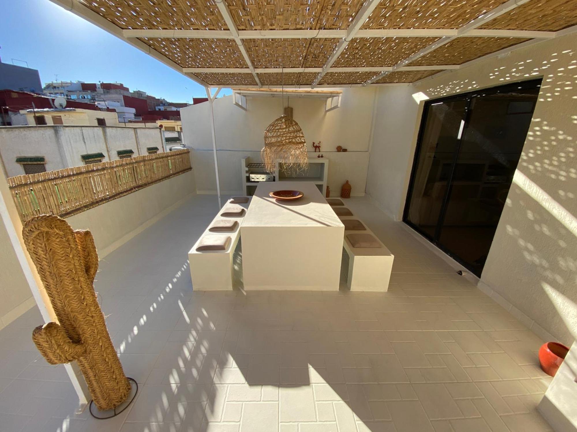 Magnificent Apartment With Private Rooftop Terrace 丹吉尔 外观 照片